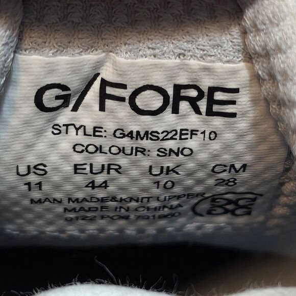 G/Fore Gallivanter Tuxedo Camo Knit Golf Shoes Grey G4MS22EF10 Men's Size 11 - Picture 7 of 7